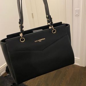 Karl Lagerfeld Paris UNTOUCHED black hand bag